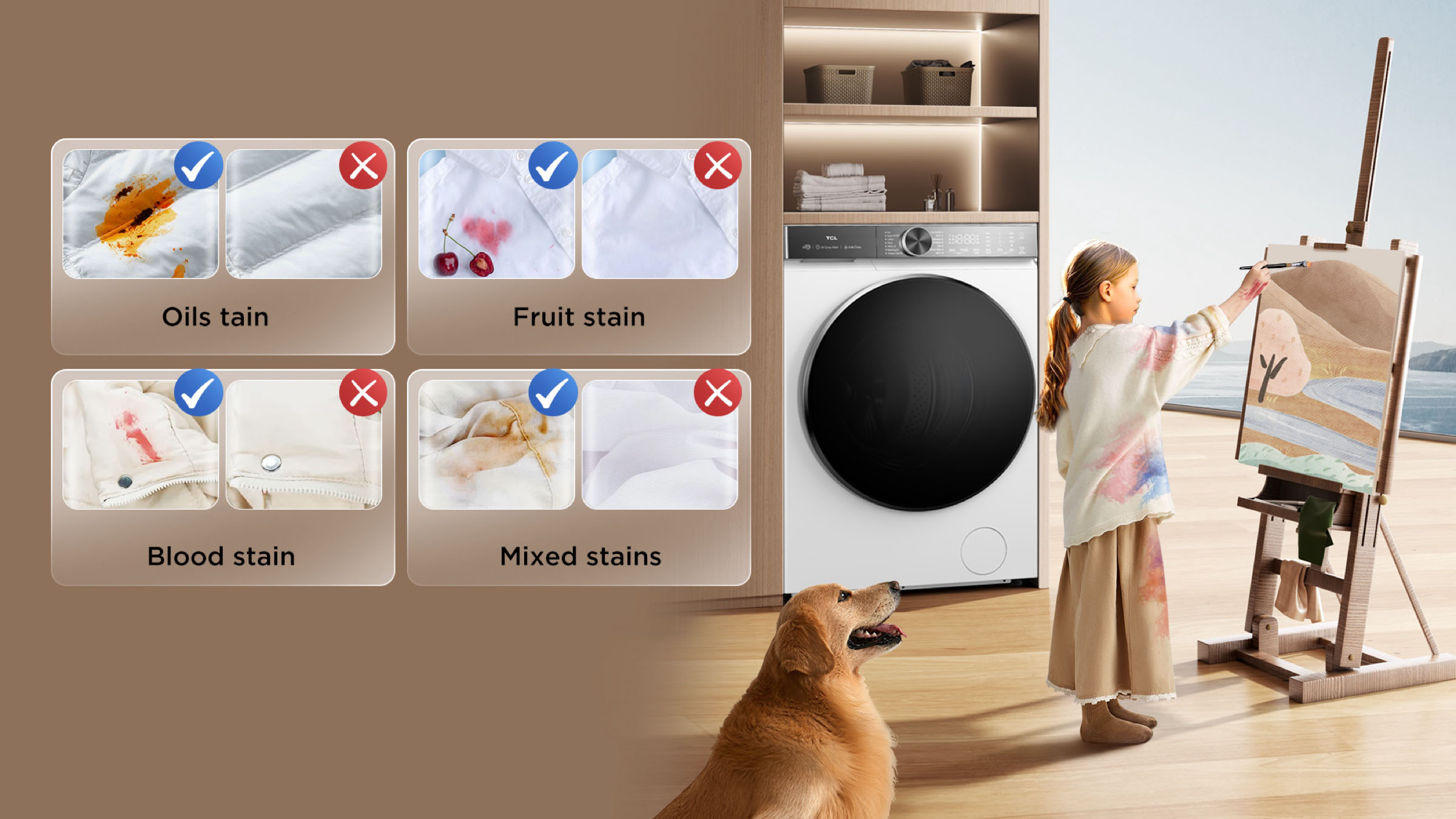 Remove multiple stains in one cycle