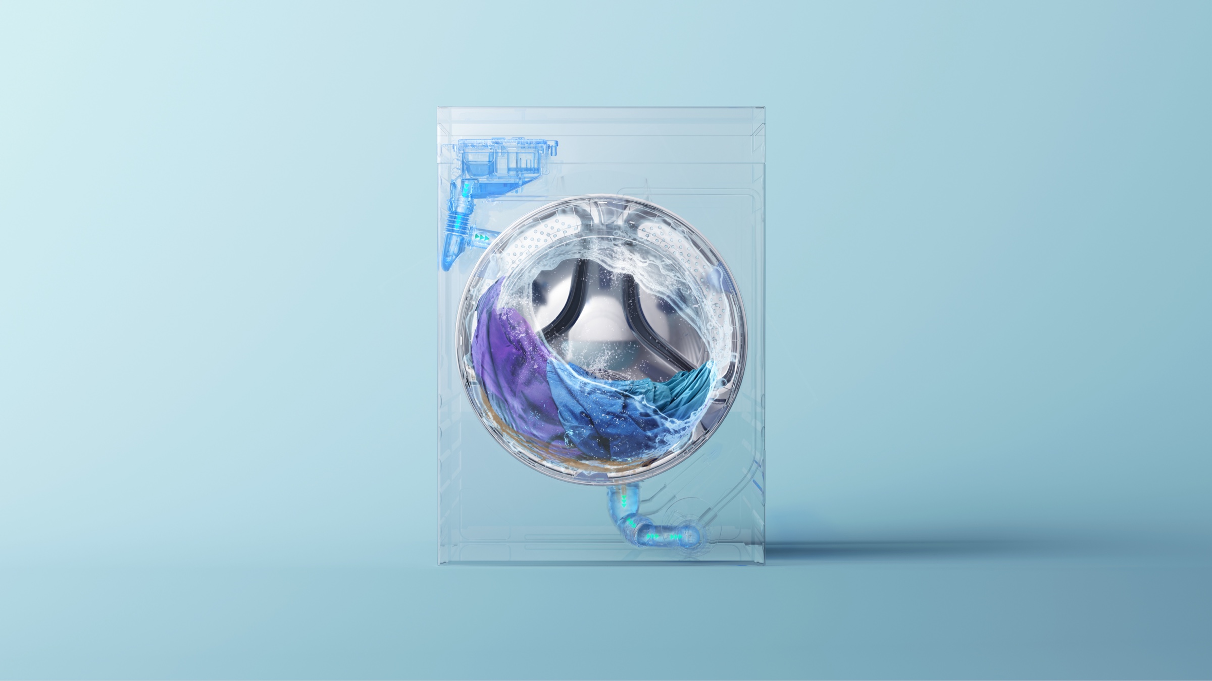 Dynamic Rinse™ Thorough Rinsing for Truly Clean