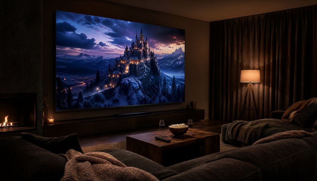 Winter Movie Nights | Build A 乐竟体育 Home Cinema With A 75 Inch Or 85 Inch TV