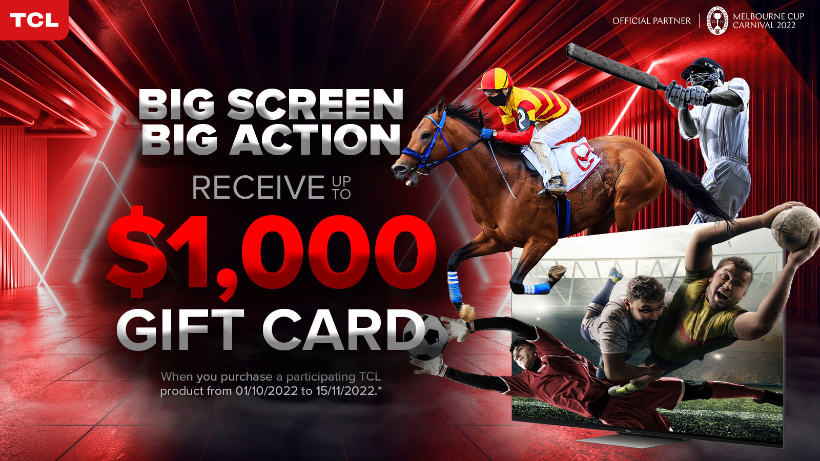 TCL Sponsors Melbourne Cup 2022