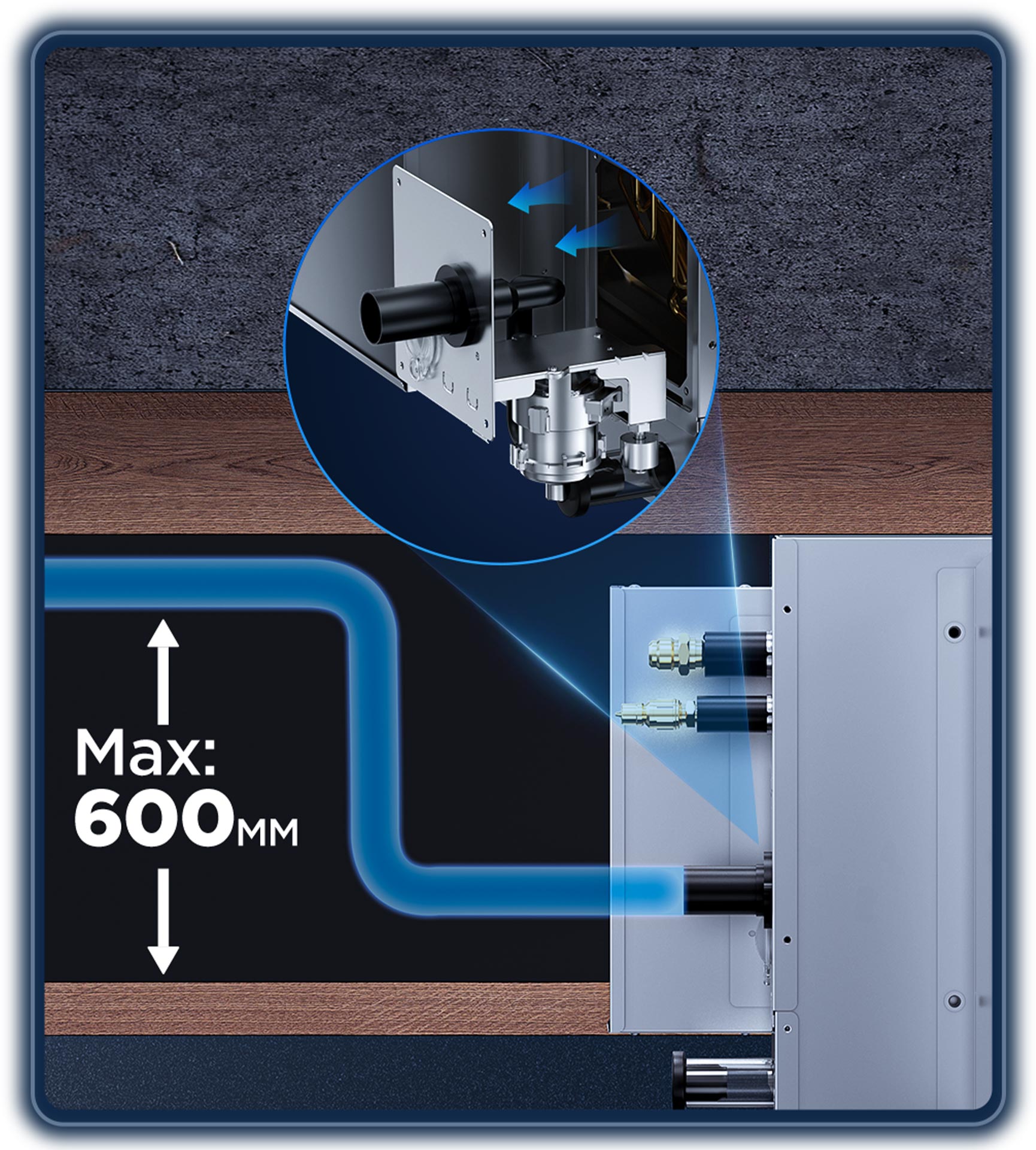 TCL Duct AC Built-in Condensate Pump
