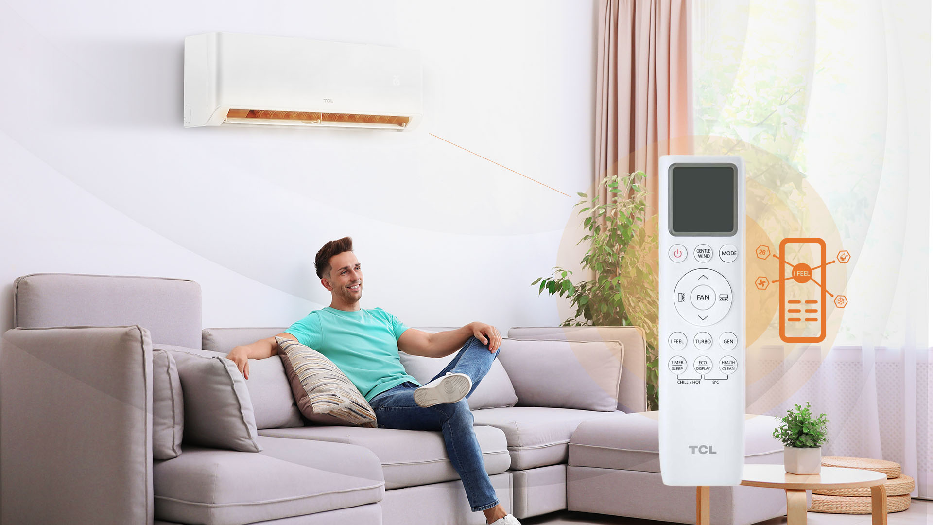 optimal comfort thanks to zone features from TCL air conditioning