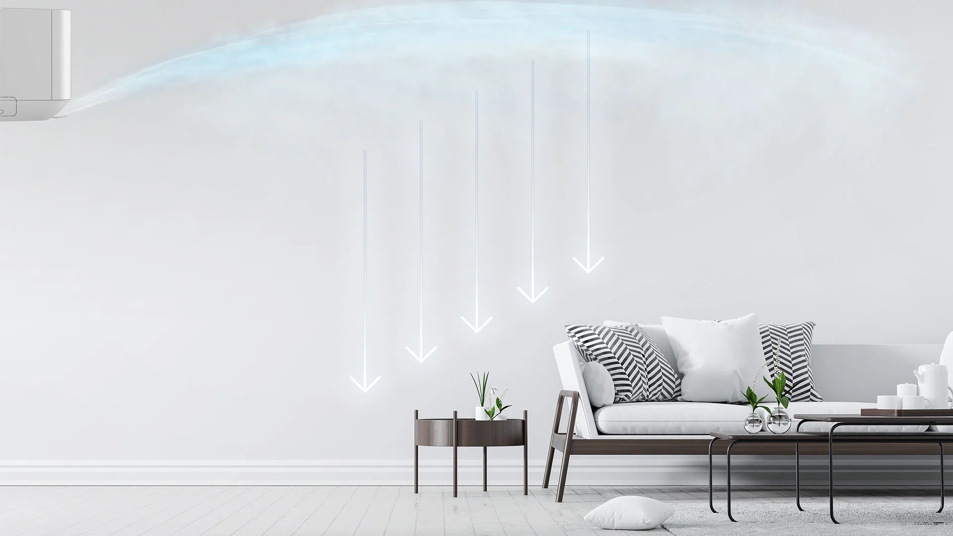 Efikasitet ftohjeje nga lart poshtë me rrjedhën e ajrit TCL