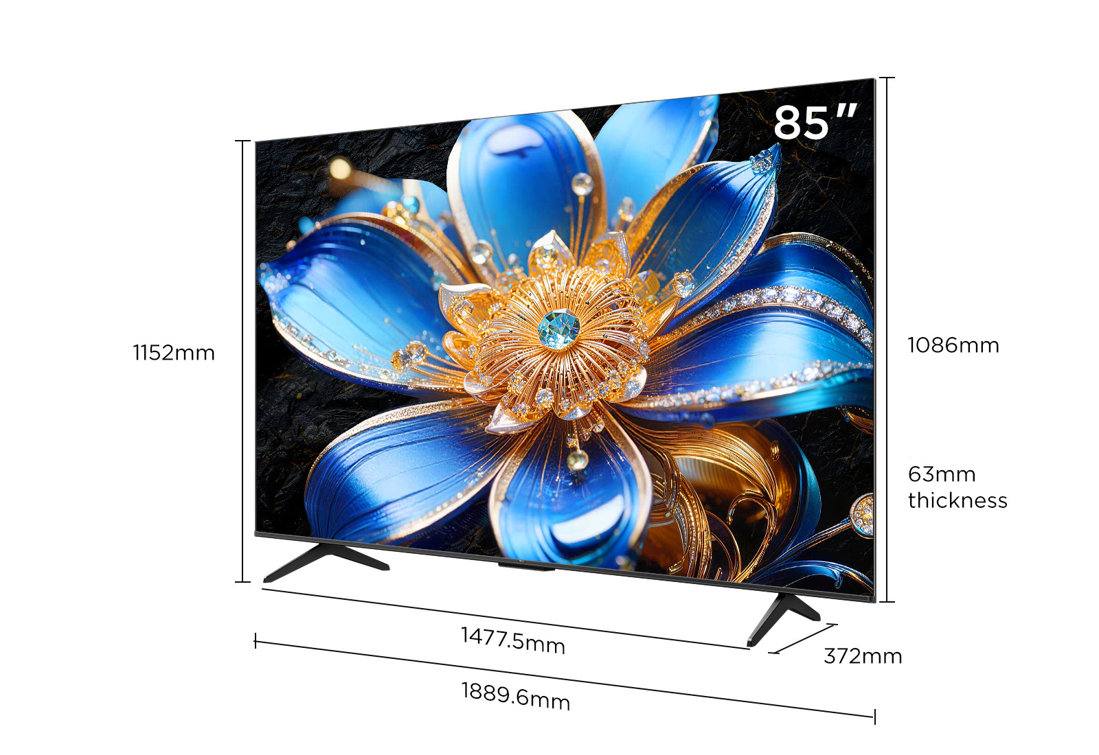 85 inch TCL P7LS 4K HDR TV
