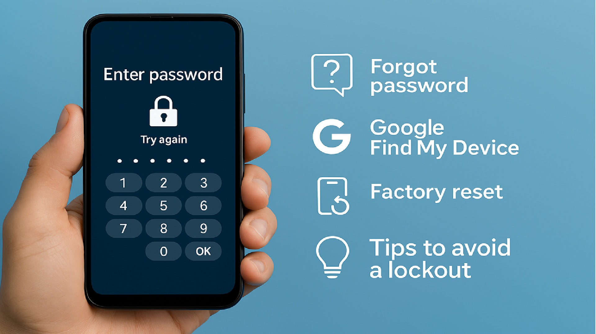 Como Desbloquear o Celular Quando Você Não Lembra a Senha