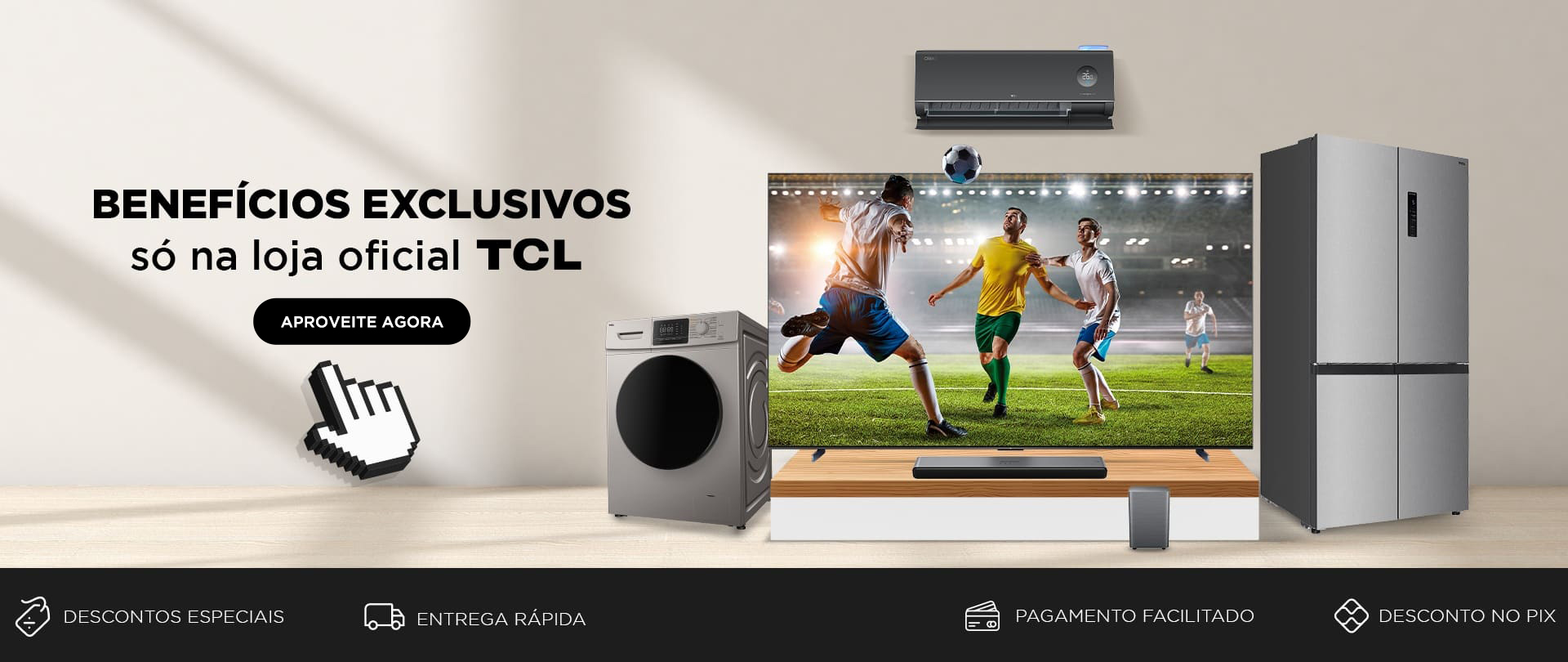 TV, Soundbar, Ar-condicionado e Smart Things