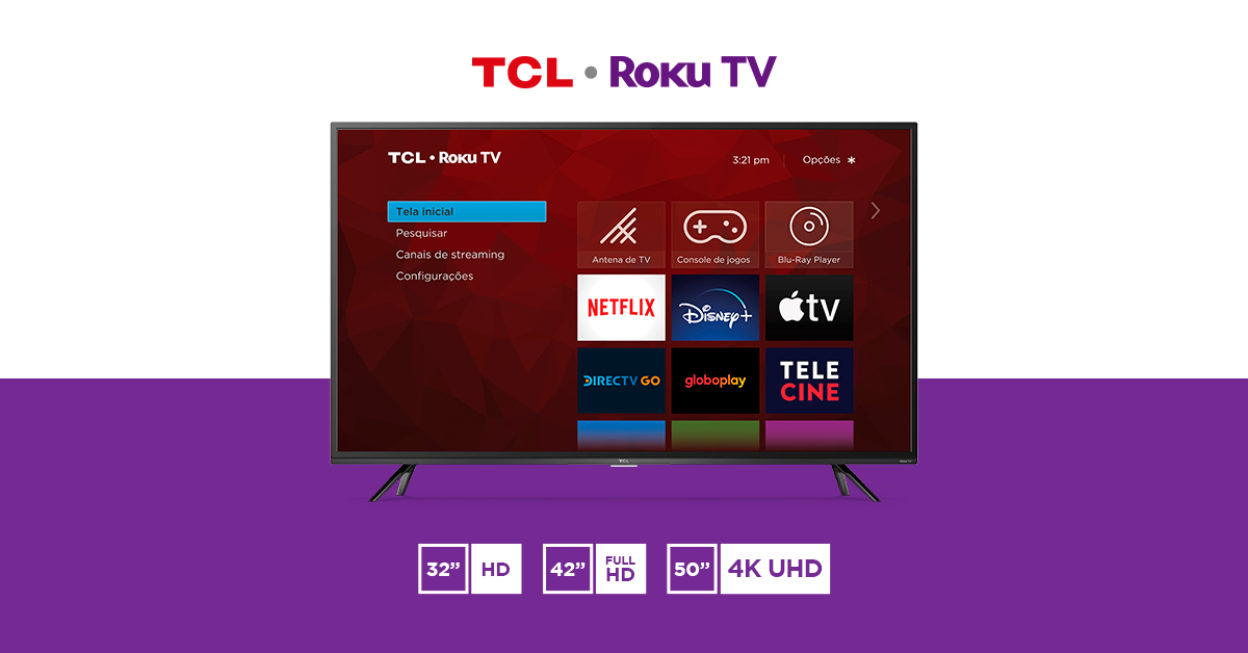 Nova TCL Roku TV