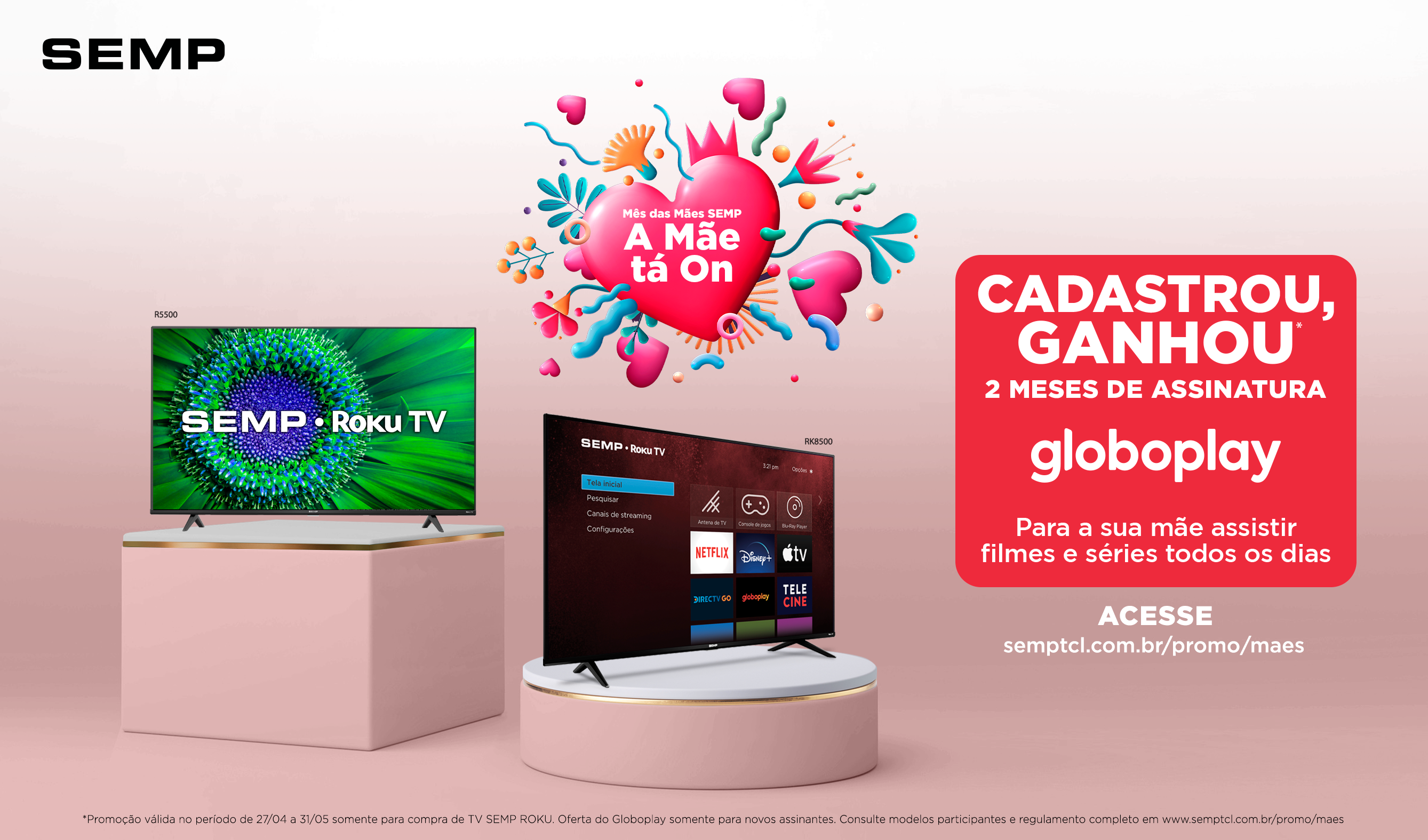 SEMP TCL lança promoção para o Dia das Mães