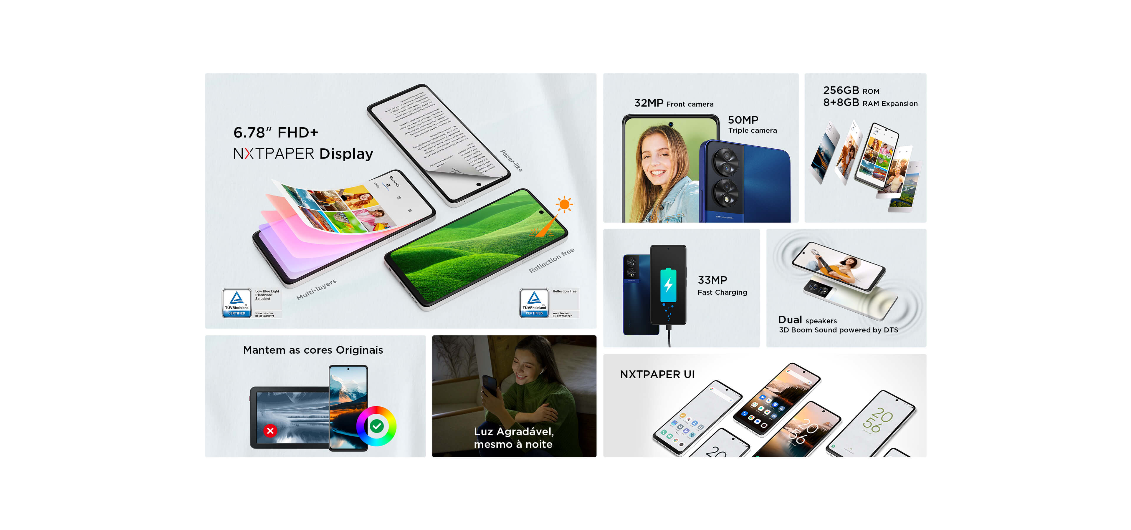 TCL 40 NXTPAPER ESPECIFICAÇÕES