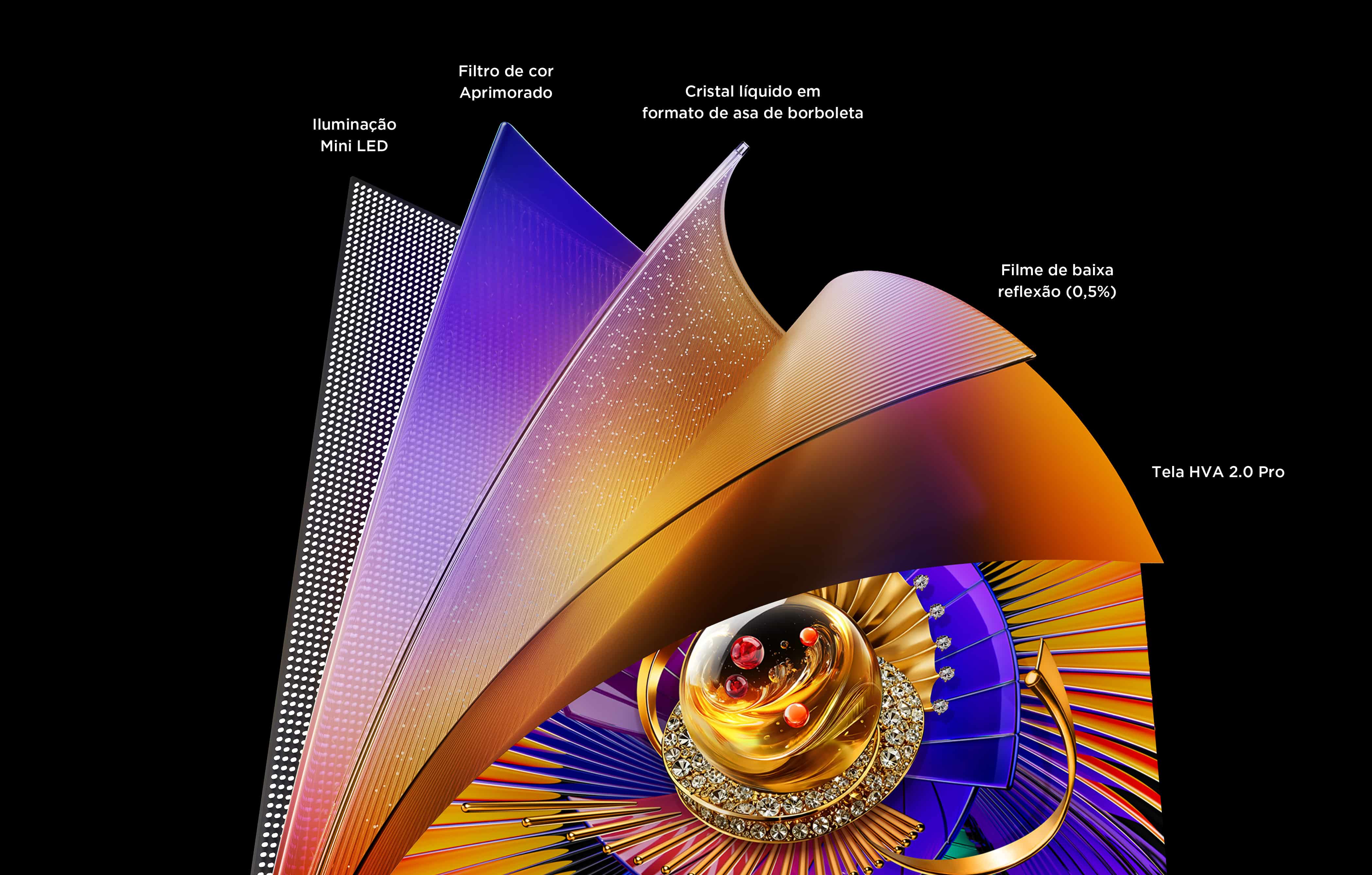 TCL QLED utilizes Colorful Quantum Crystals