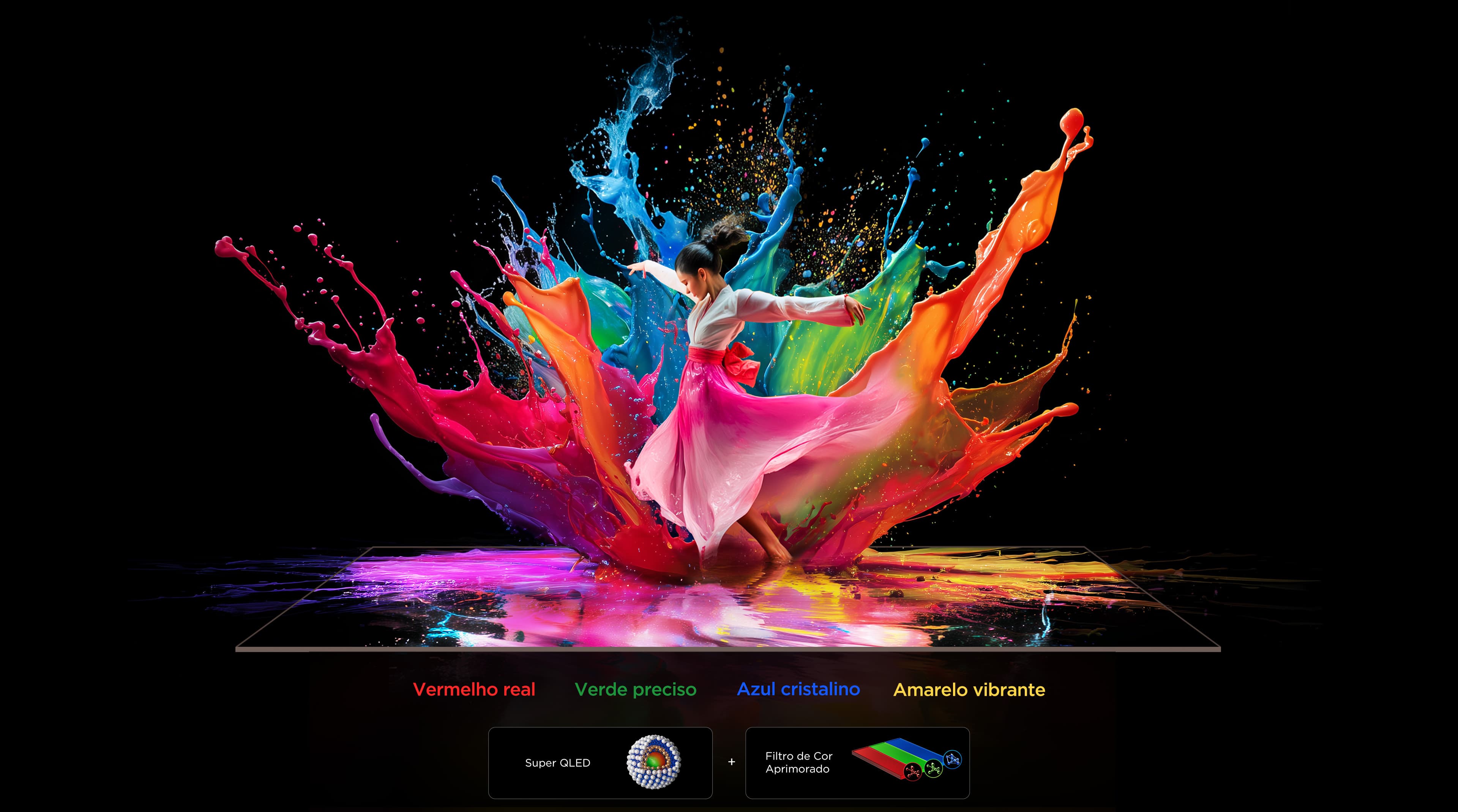 TCL QLED utilizes Colorful Quantum Crystals