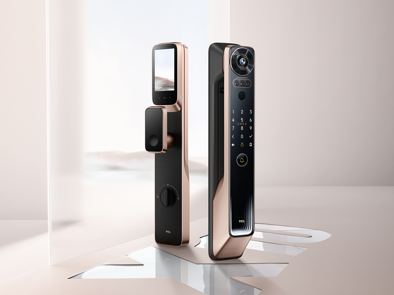 TCL真3D人脸识别猫眼锁X10-全方位安全保障| TCL官网