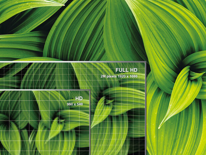 TCL 4x the number of pixels on Full HD TVs