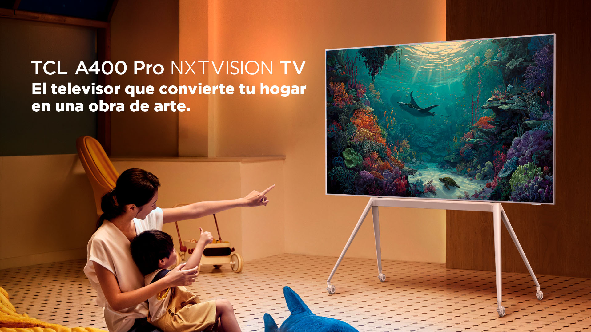 TCL A400Pro NXTVision: La visión artística que redefine el hogar contemporáneo en Colombia
