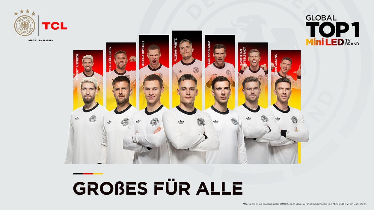 TCL präsentiert das Home-Entertainment-Portfolio 2025 auf Amazon.de