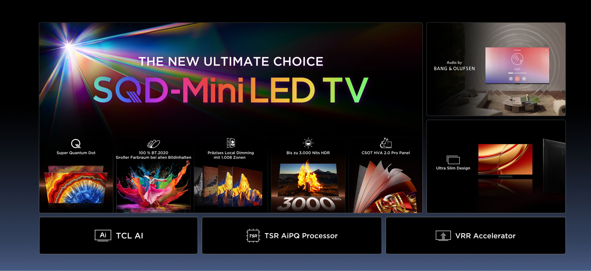 TCL C8L SQD-Mini LED TV - New Ultimate Choice