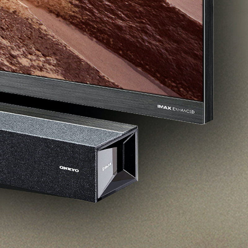 Soundbar with the Tasteful Acoustic Material