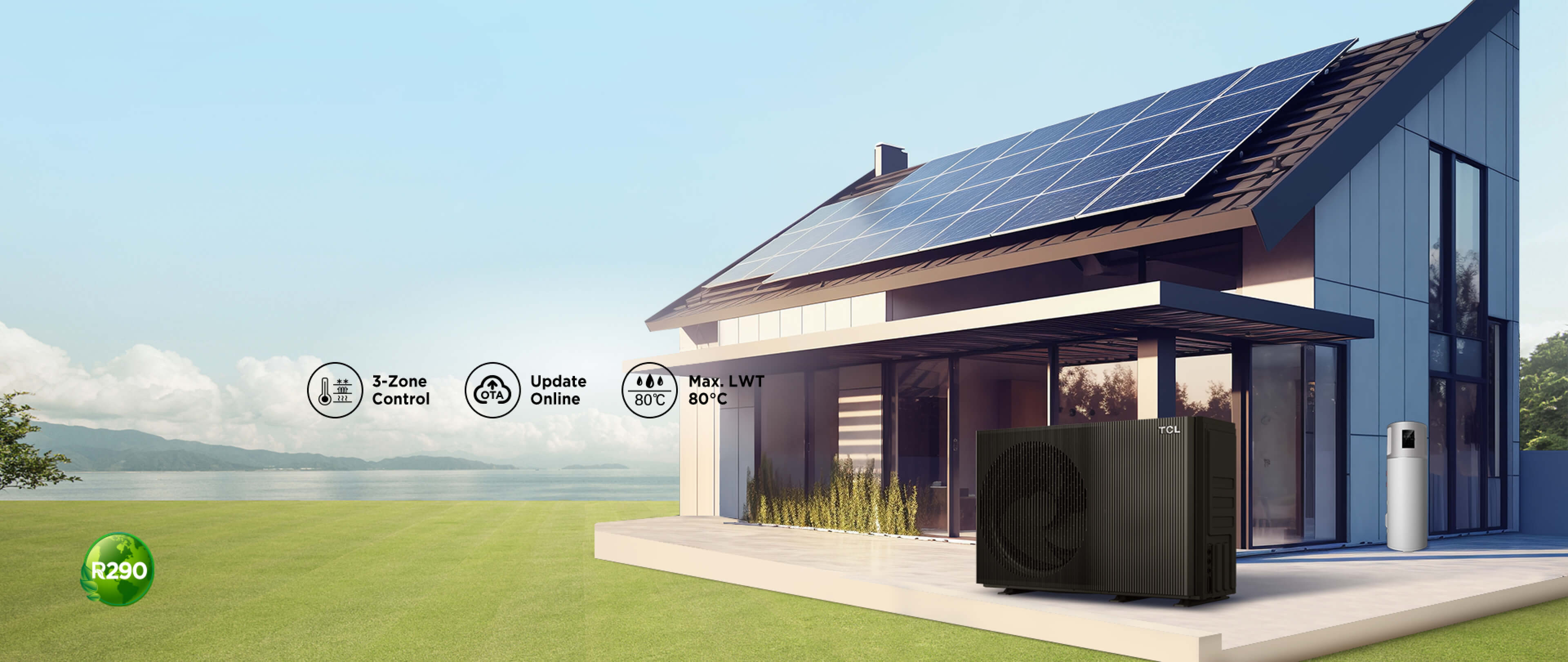 Αντλία Θερμότητας<br>R290 Tri-thermal ATW 