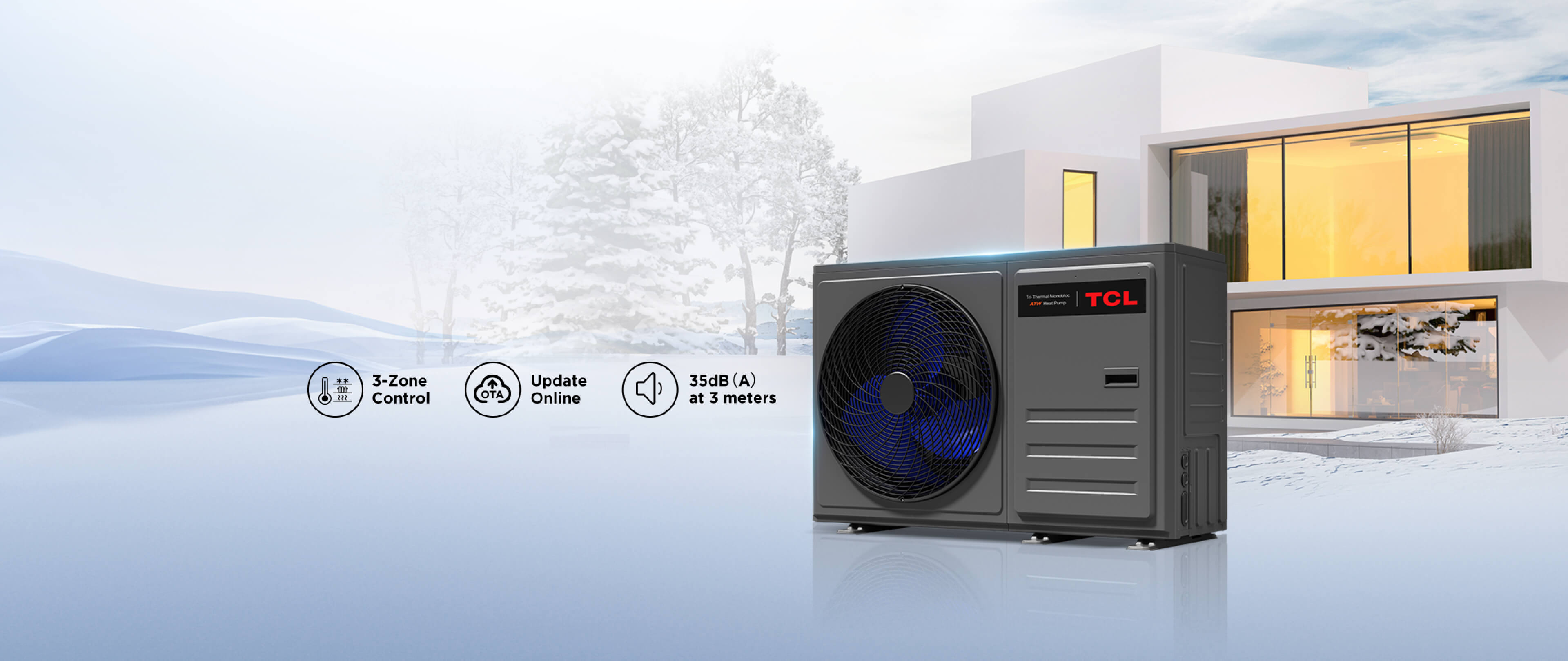 Bomba de Calor R32<br>Tri-thermal ATW