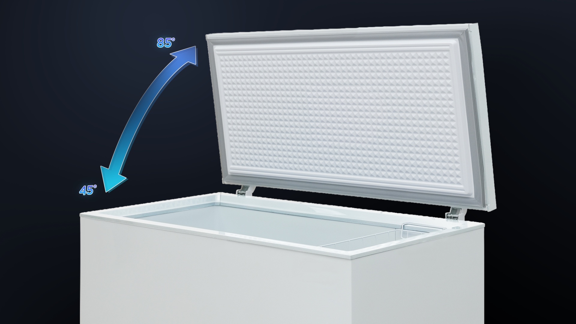 Counter-balanced lid