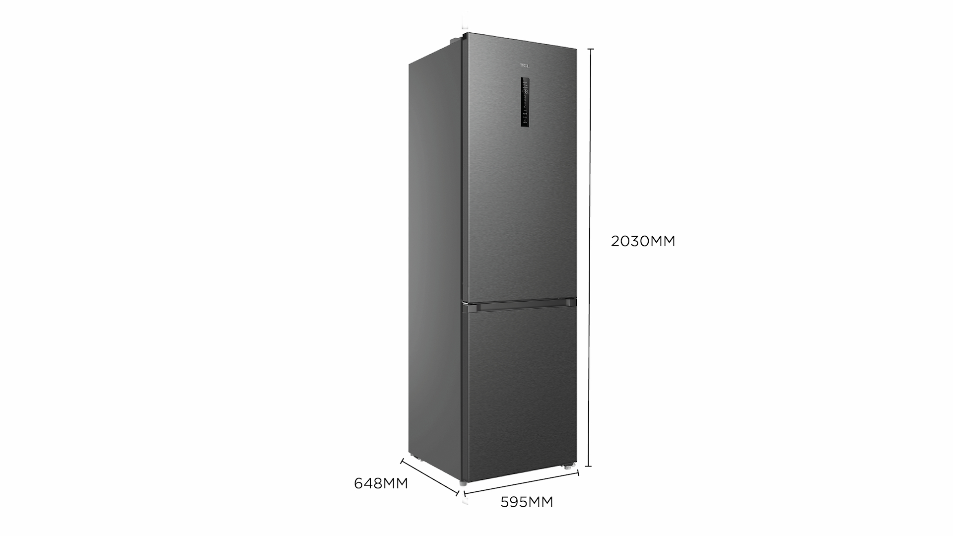 TCL RC282BXE0 Refrigerator Dimensions