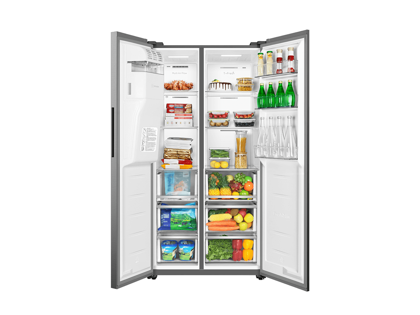 Side by Side RC591SXE1NE Refrigerators - TCL Finland