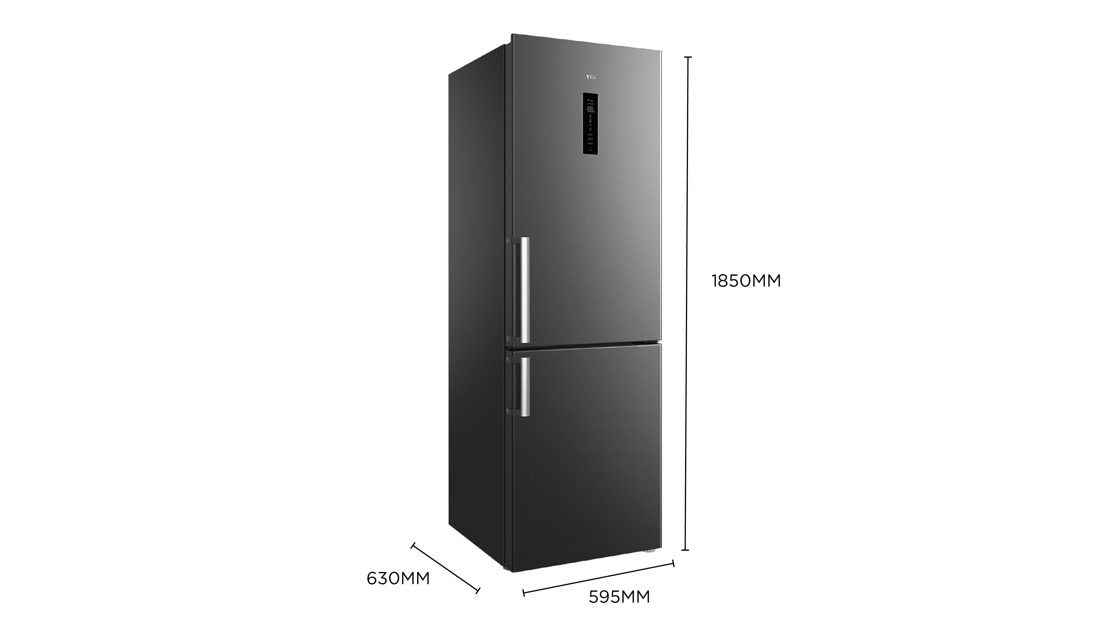 TCL  Refrigerator's dimension