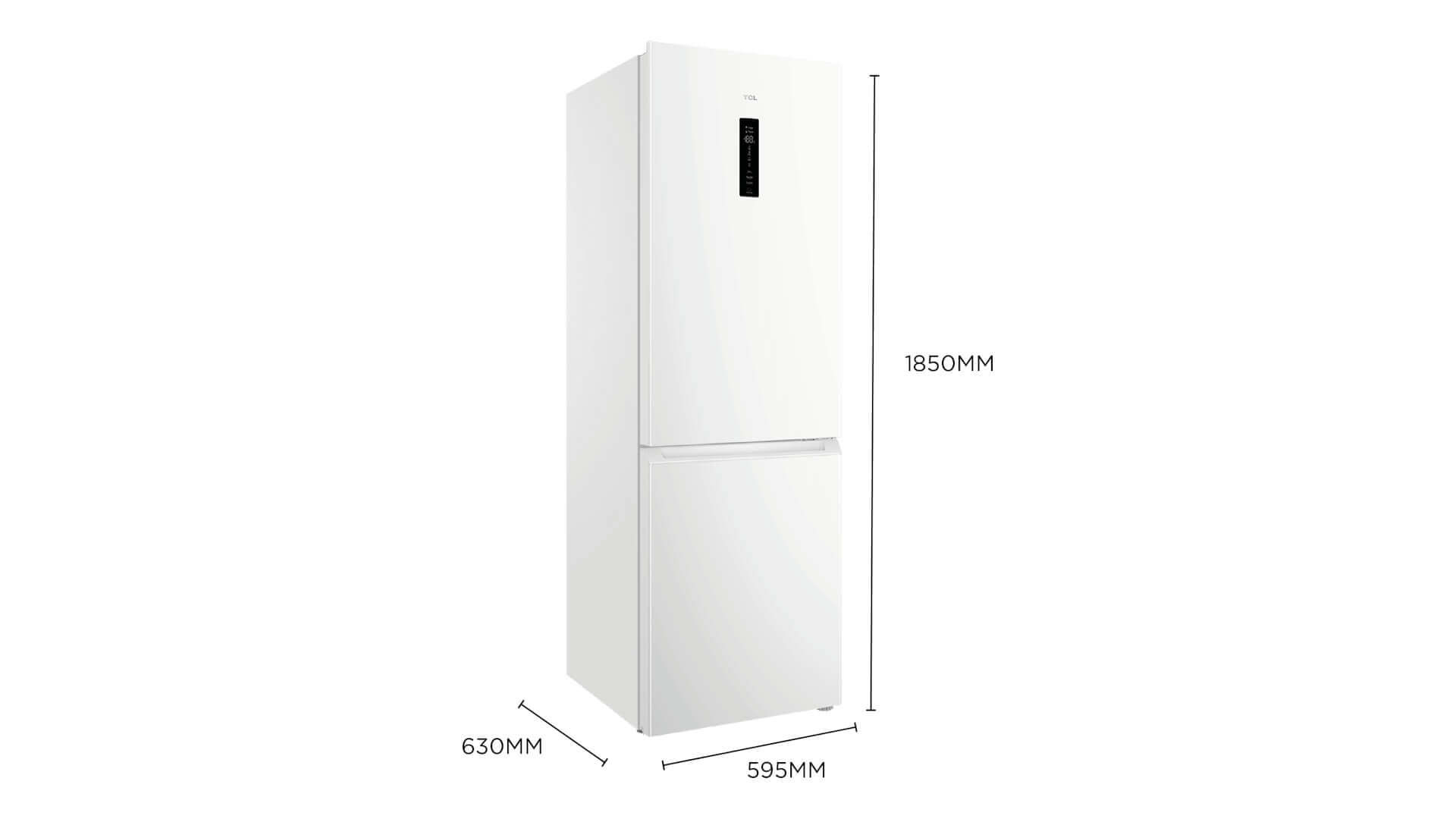TCL fridge's dimension