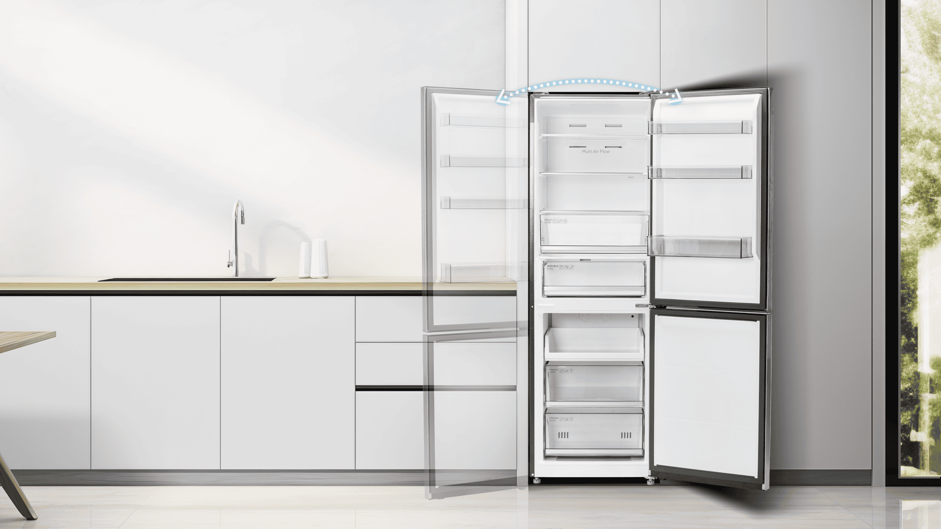 Flexible installation fits all kinds of spaces