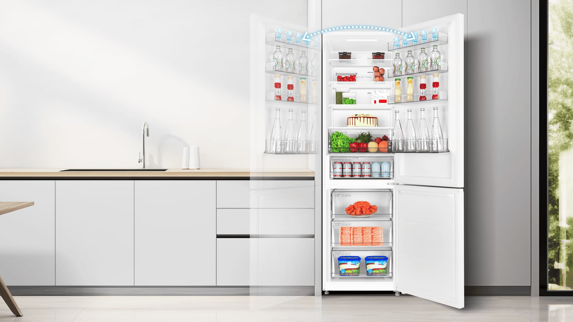 Flexible installation fits all kinds of spaces