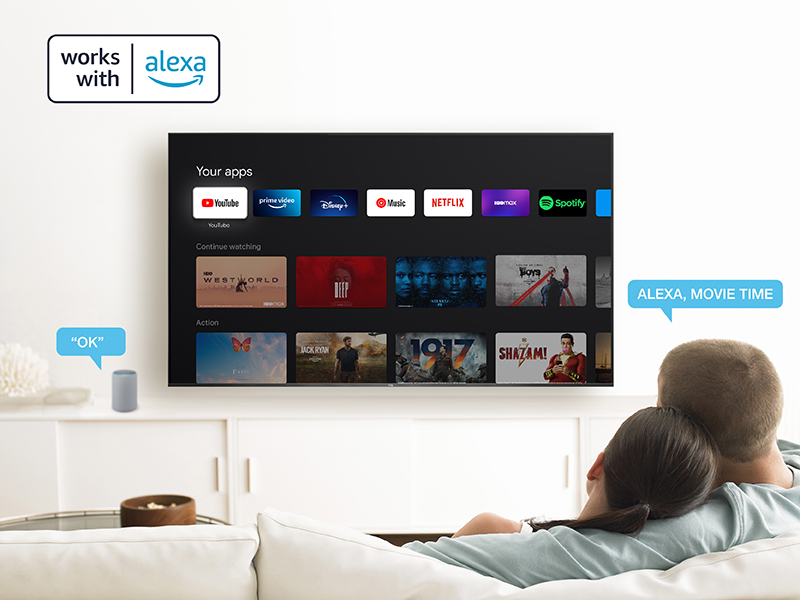 TCL 65-c735 Works with Alexa