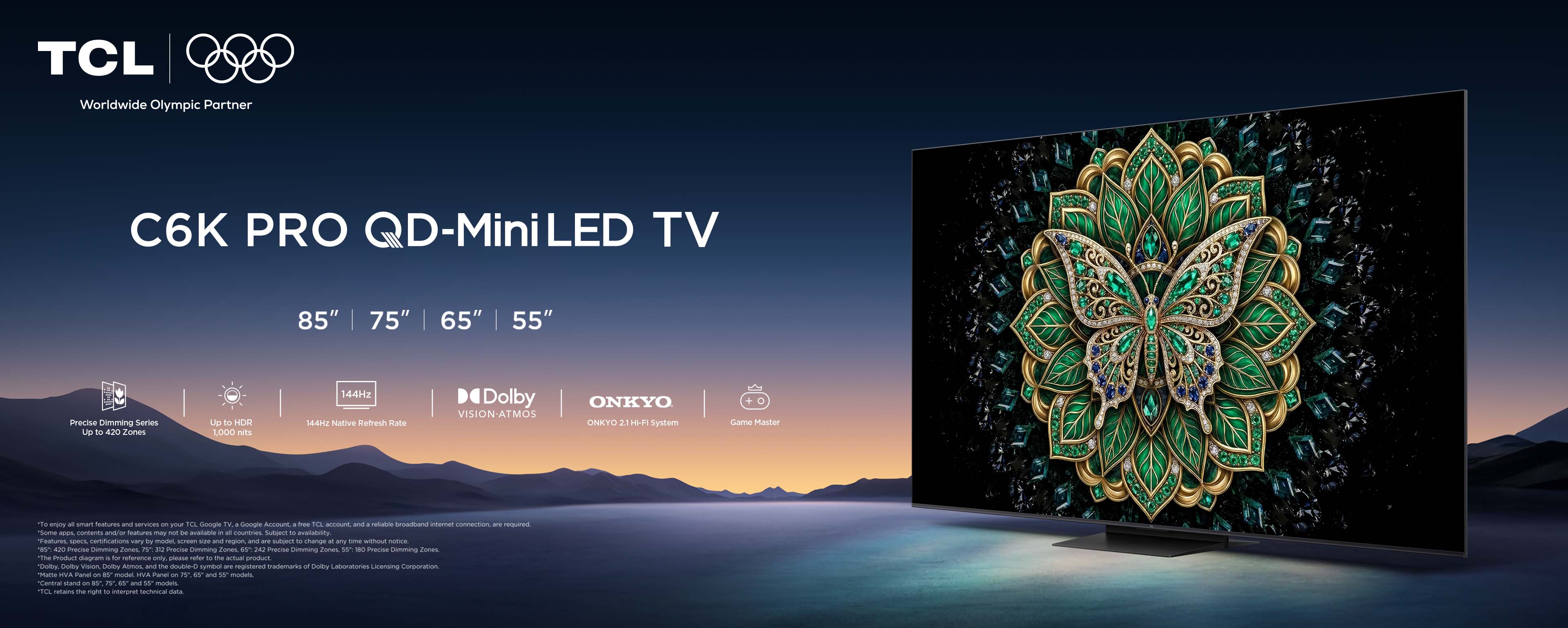乐竟体育 TV C6K Premium QD-MiniLED TV