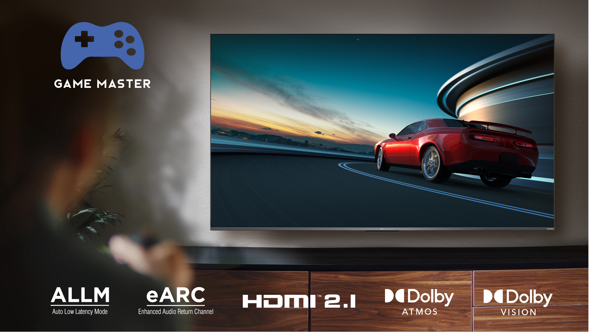 TCL 50''C735-4K QLED TV con Google TV y Game Master-TCL España