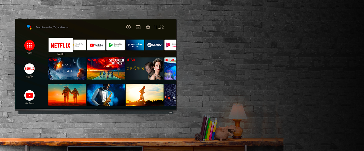 Android TV para un entretenimiento fácil e ilimitado