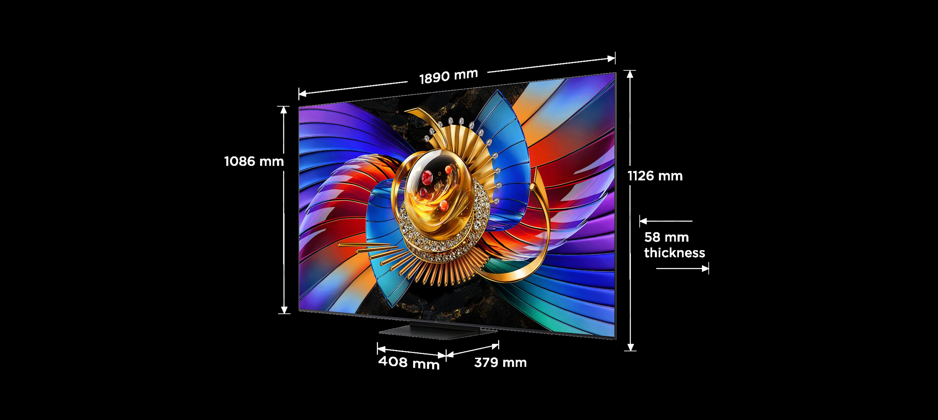 85 inch TCL P7K 4K HDR TV