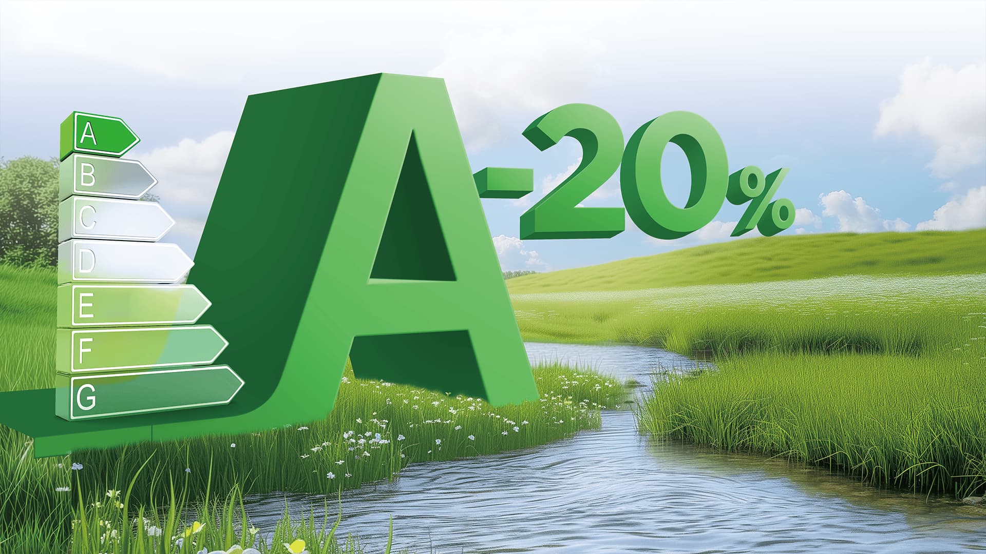 20% extra A energy saving