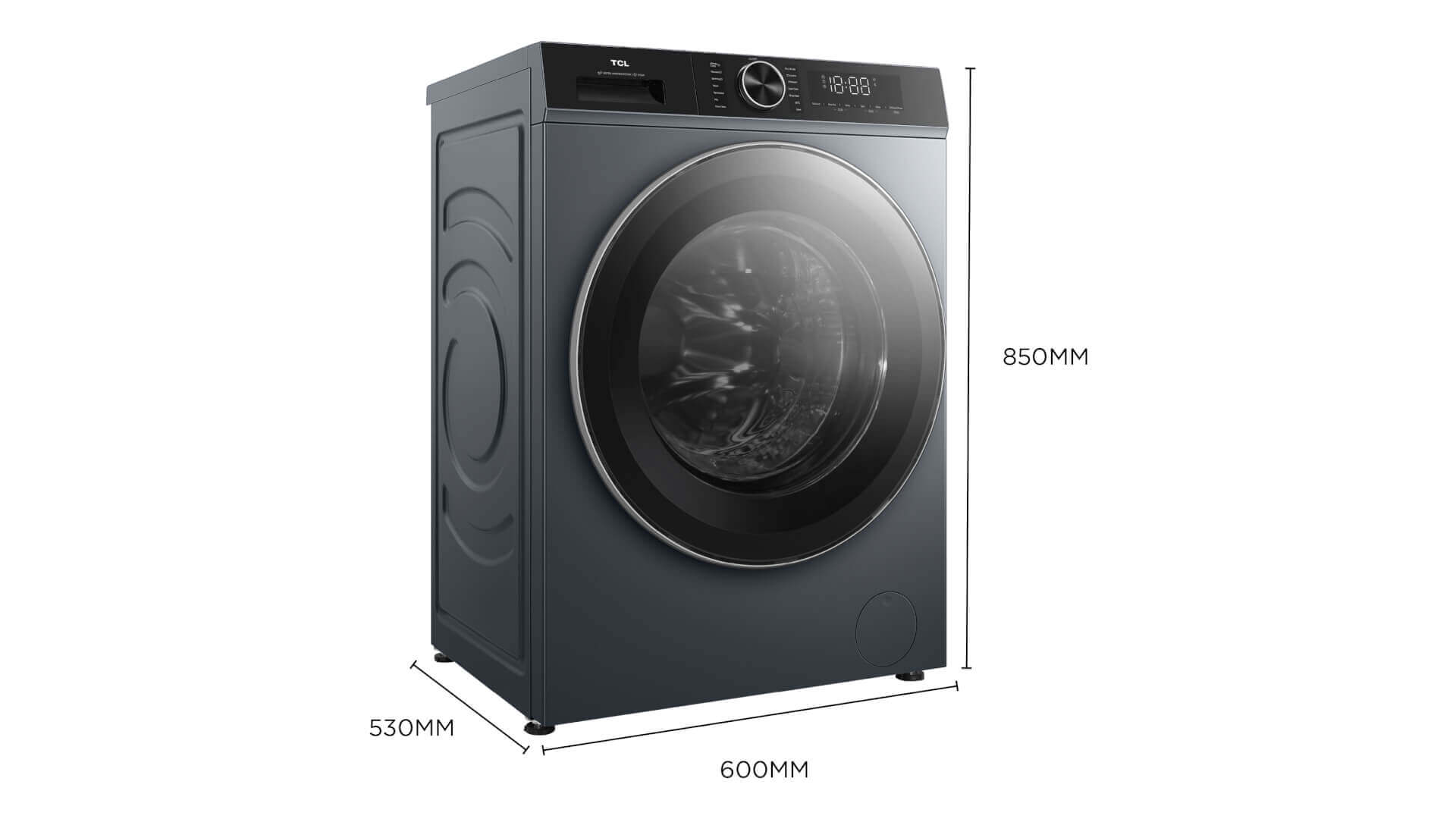 TCL FP0834SA1 washing machine's dimension