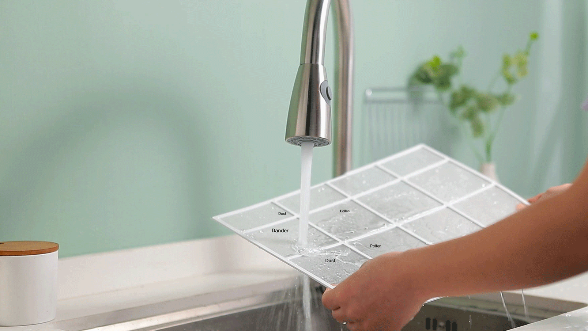 Filtre à poussière lavable