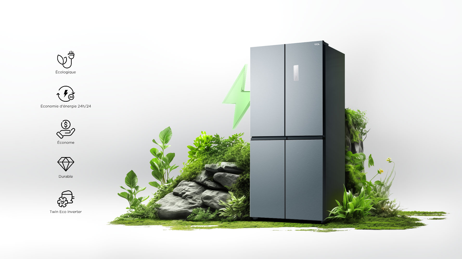TCL RC456CXE0 Réfrigérateur Économie d'énergie