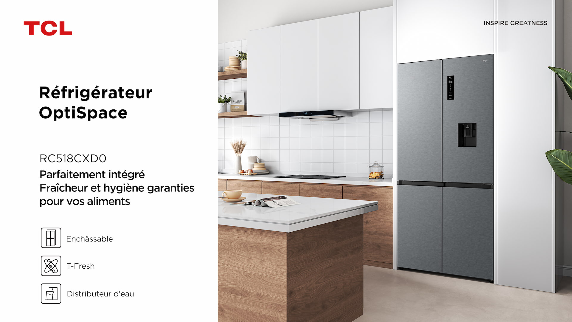 Réfrigérateurs TCL rc518cxd