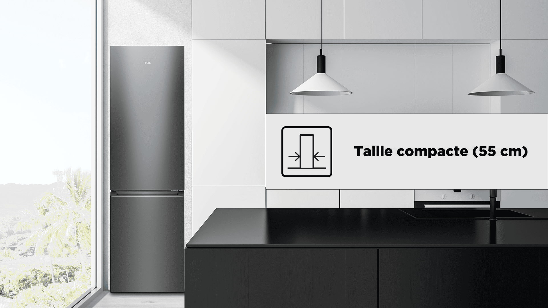 55 cm Taille compacte