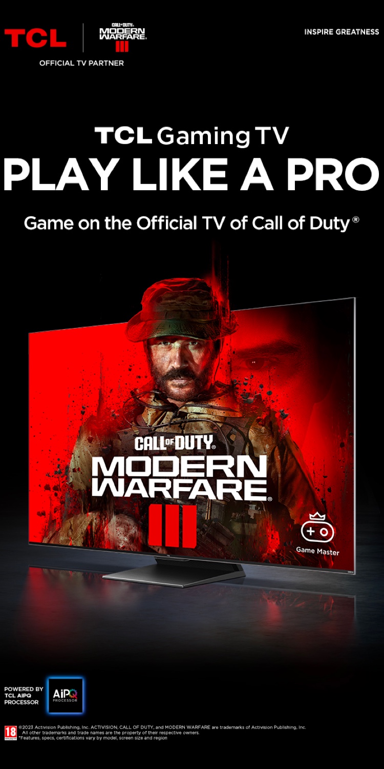 Official TV of Call of Duty® TCL TCL Gaming TV TCL Latin