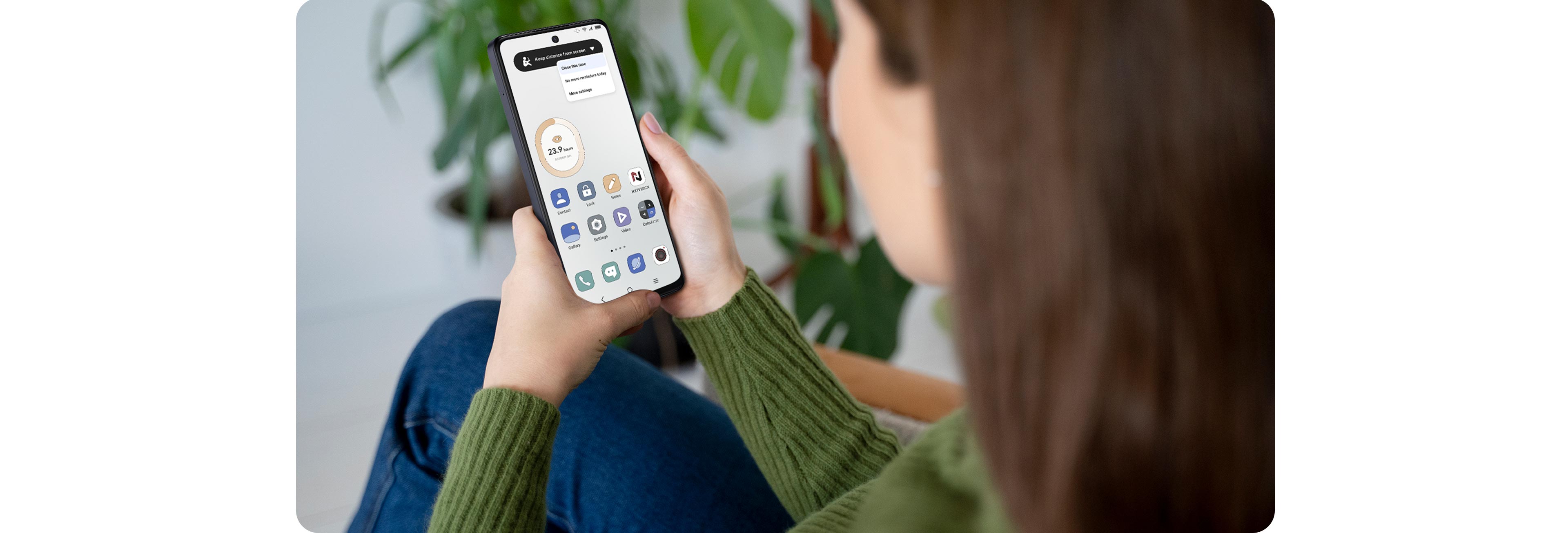 TCL 50 5G customizable Eye Care assistant