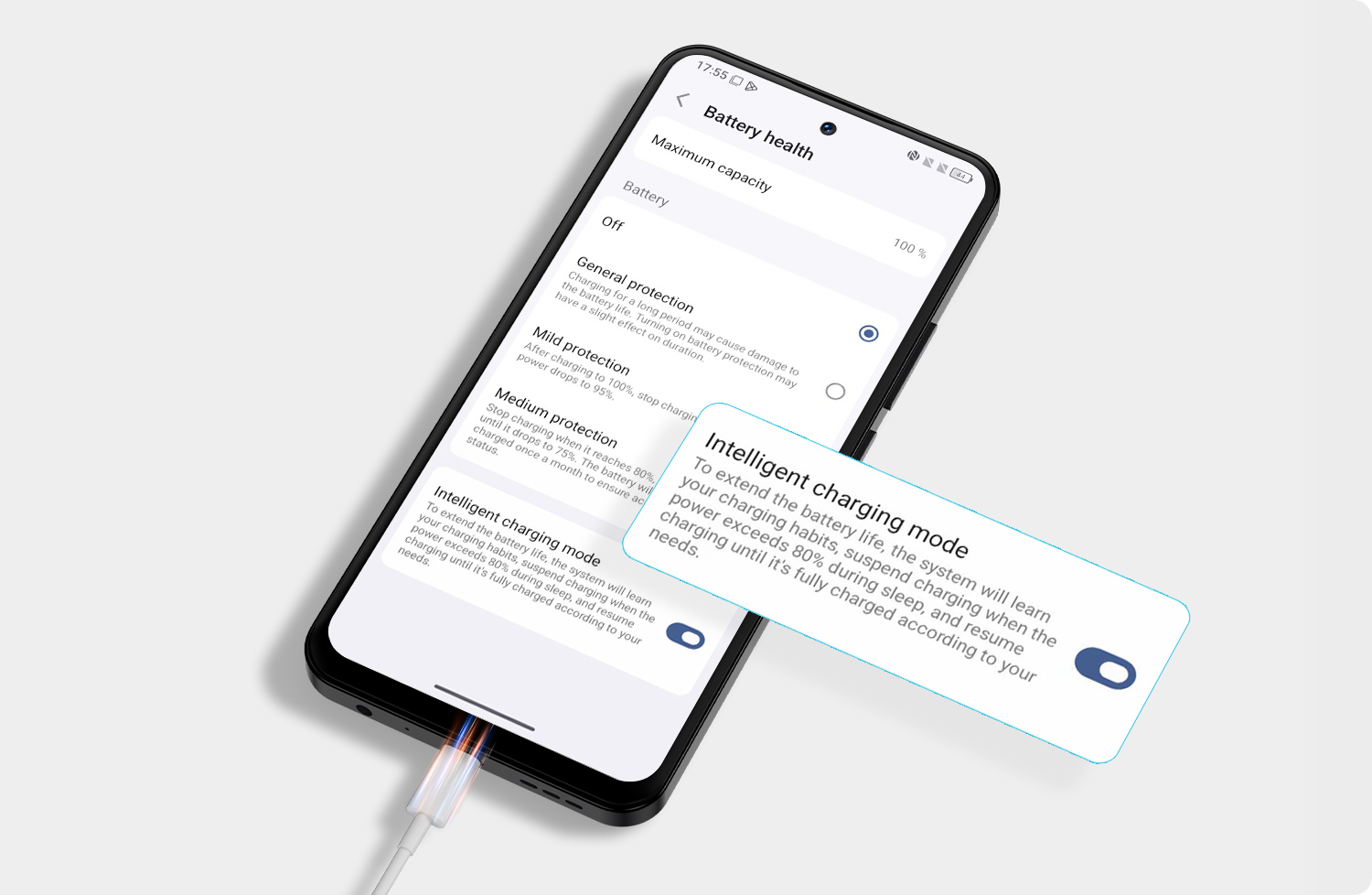 TCL 60 5G Smartphone 18W fast Charging
