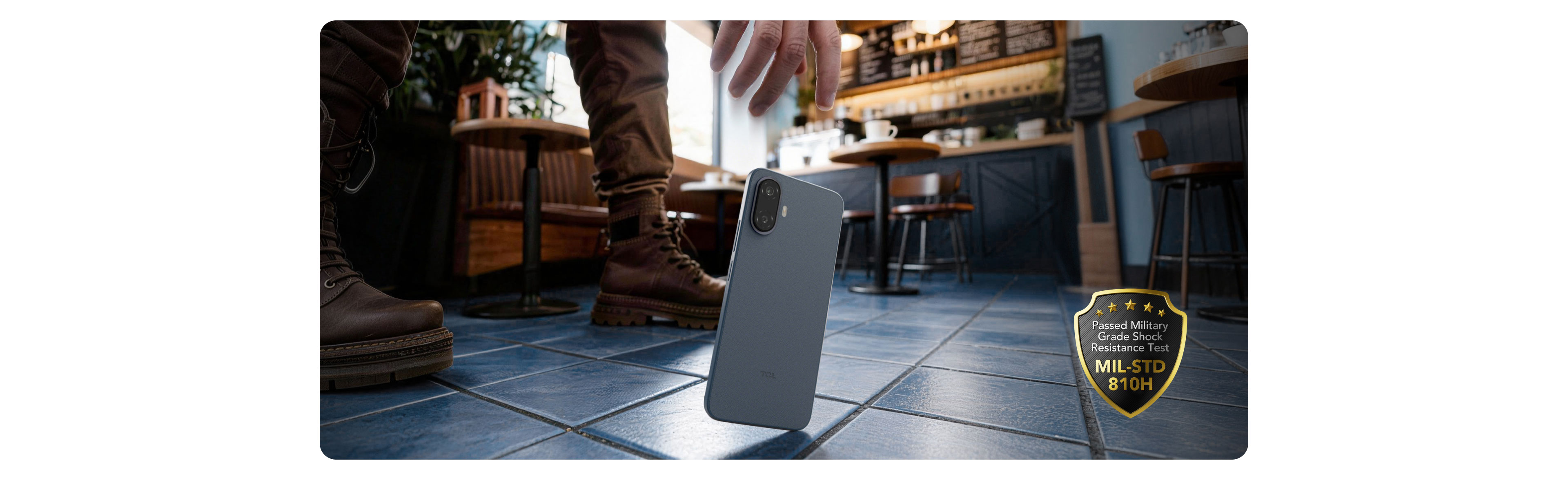 Military-grade shock resistance