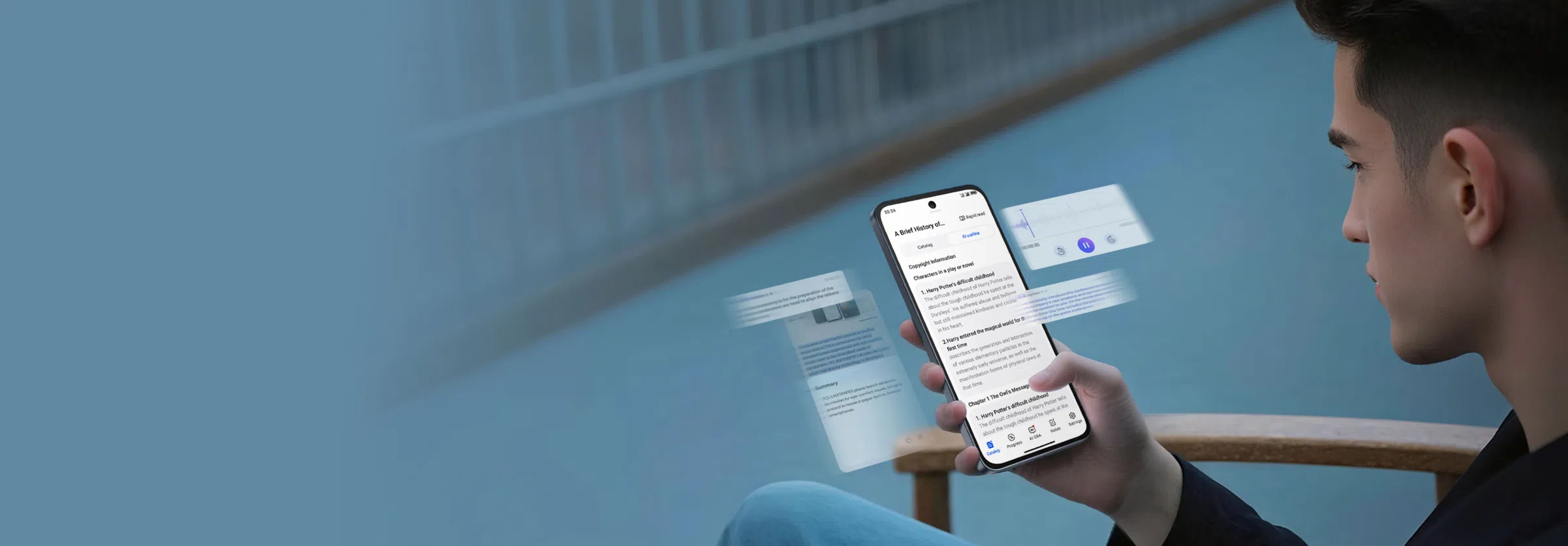 TCL NXTPAPER 70 Pro AI-enhanced reading