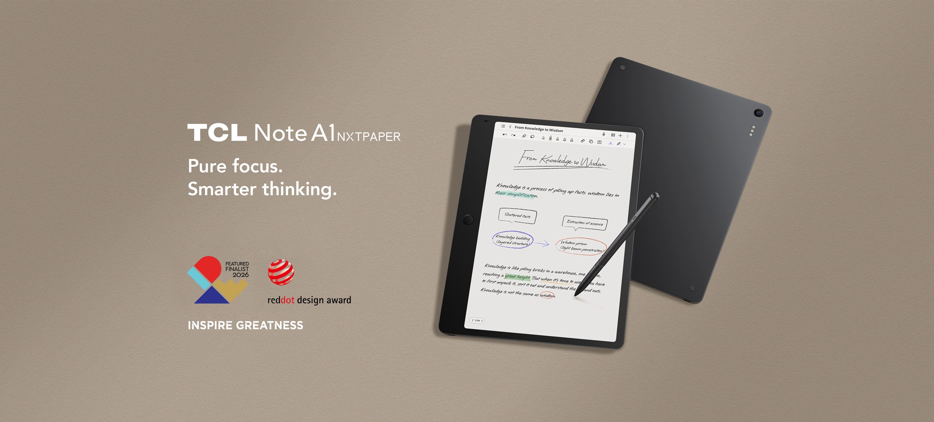 TCL 11" 120 Hz Note A1 NXTPAPER Tablet