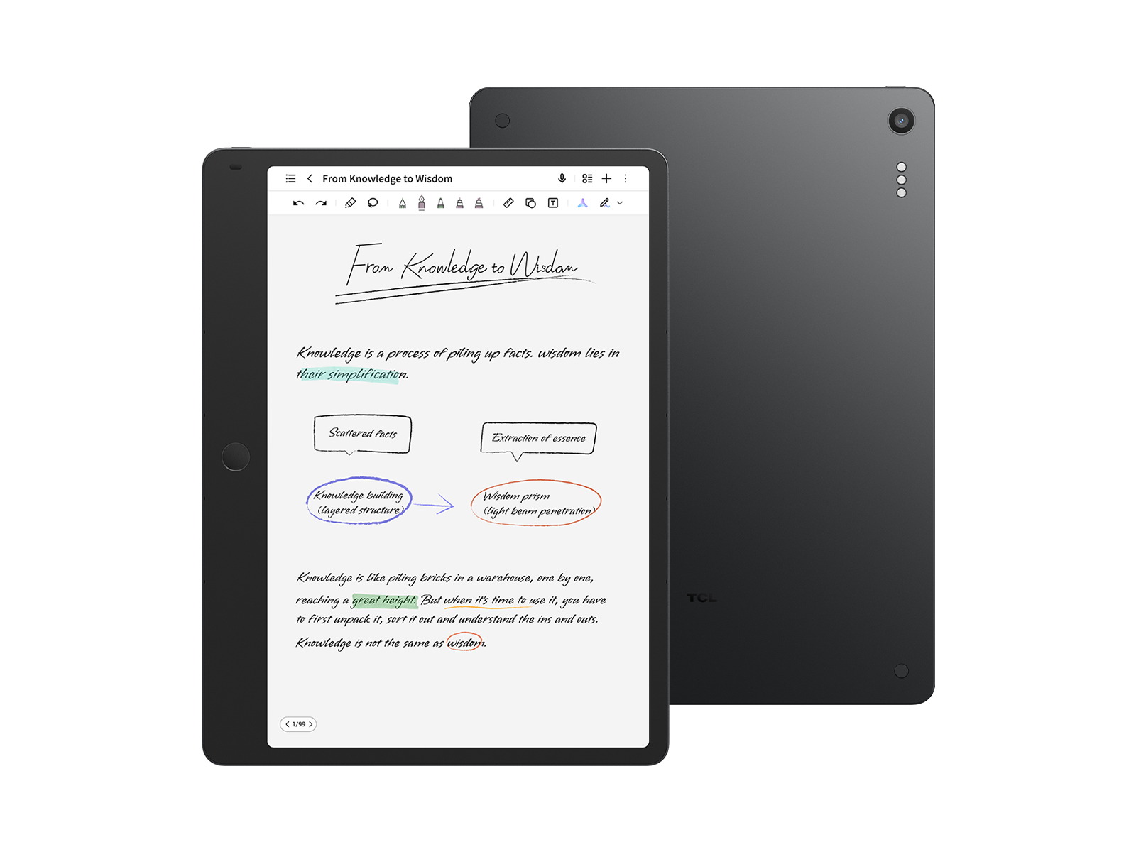 TCL Note A1 NXTPAPER: Paper-like Tablet | TCL Europe