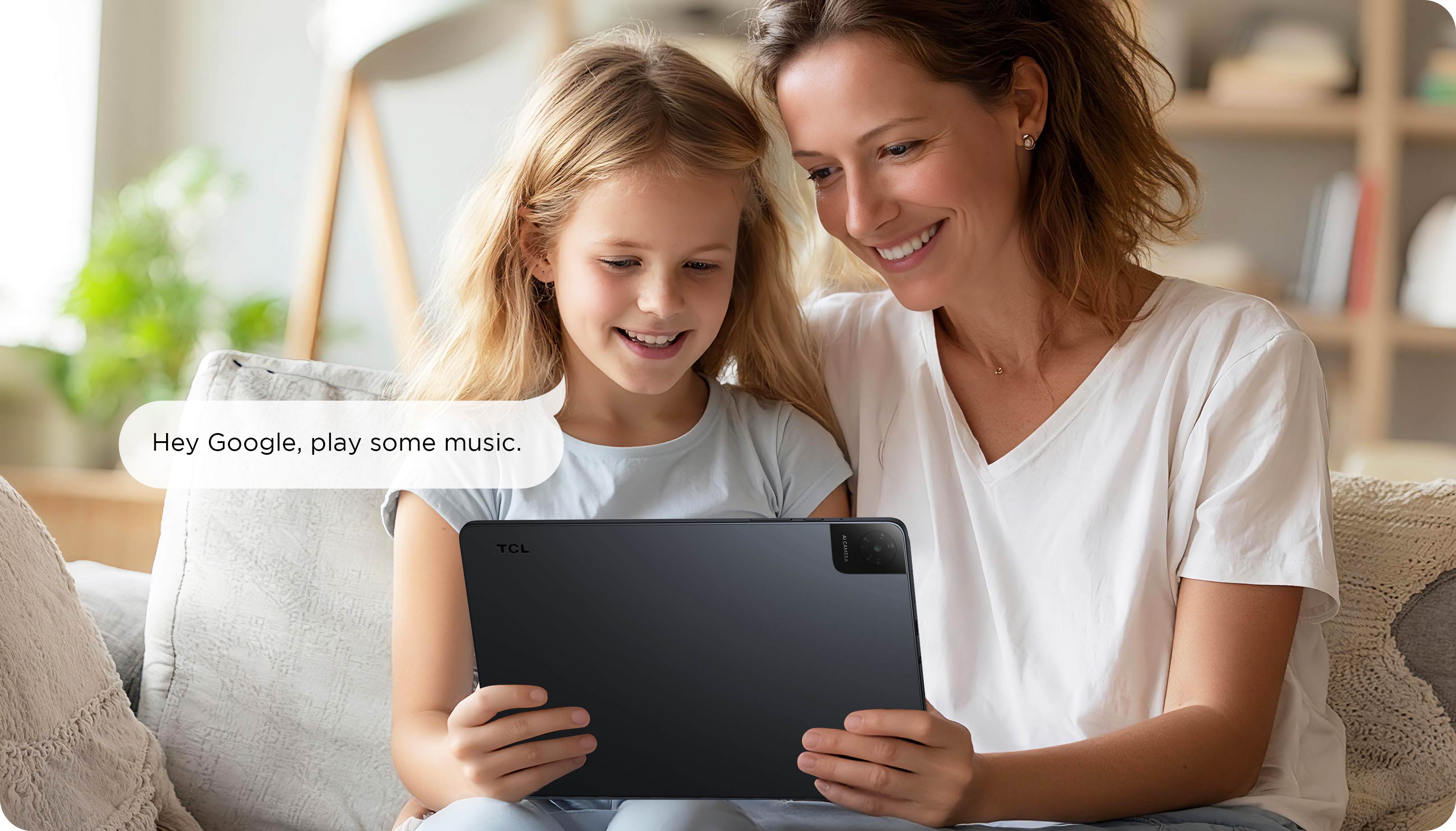 TCL TAB 10 Gen 4 Tablet can Get help and do more with voice commands via Google Assistant