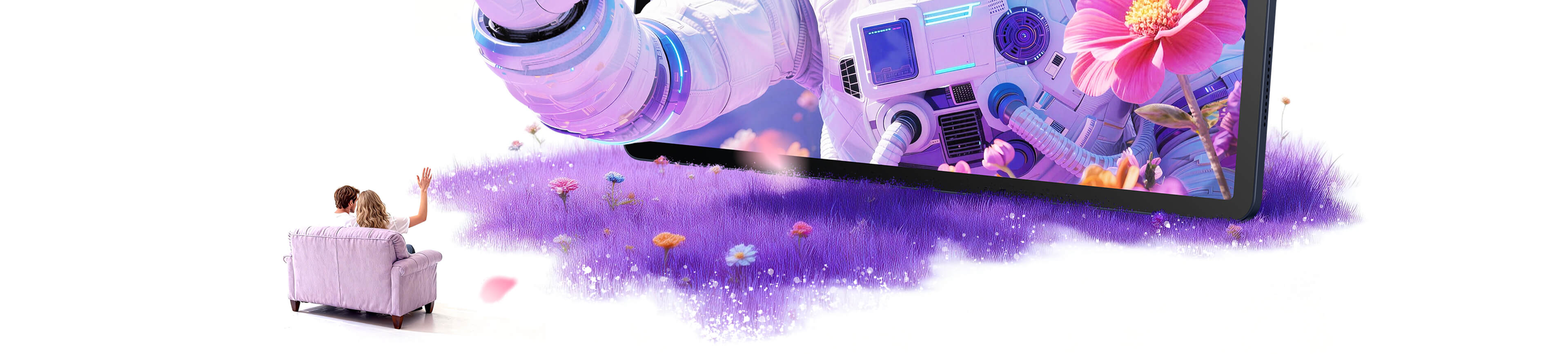 TCL TAB 10 Gen 4 Tablet offers dynamic images on its sharp 10.1"  FHD screen